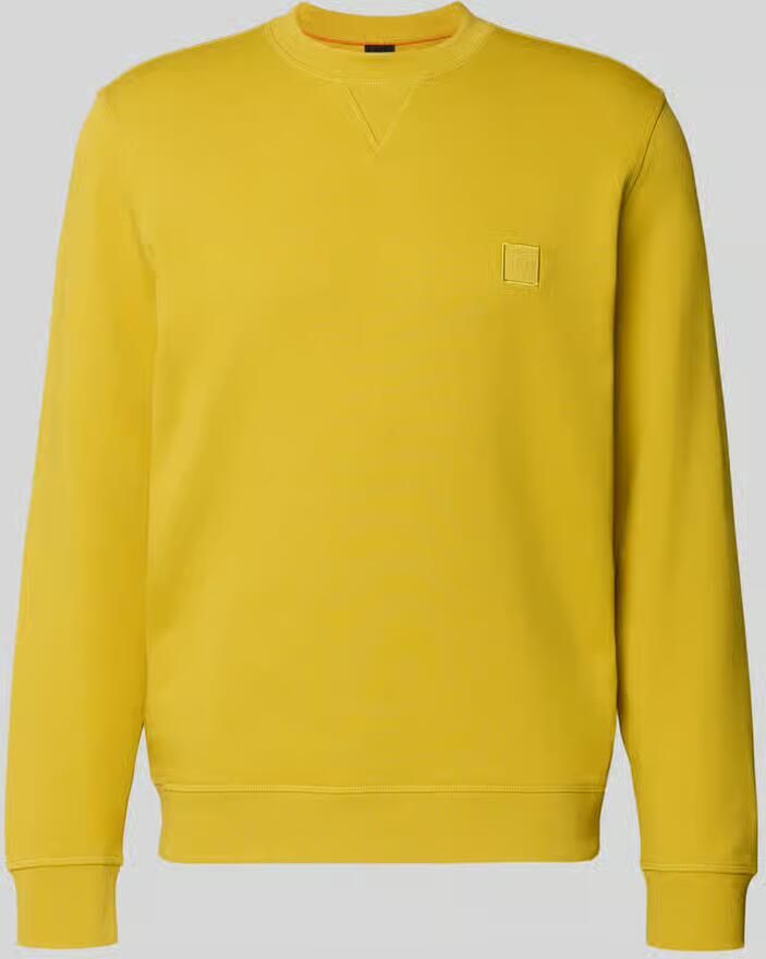Boss Orange Regular fit sweatshirt van puur katoen model 'WESTART'