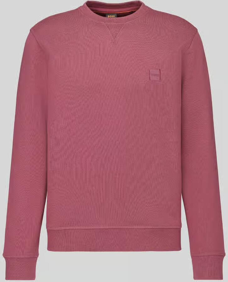 Boss Orange Regular fit sweatshirt van puur katoen model 'Westart'