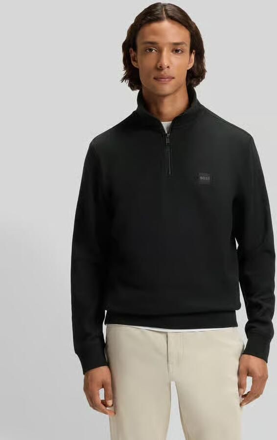 Boss Orange Sweatshirt Zetrust met een ritssluiting bij de kraag (1-delig) - Foto 9