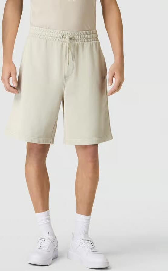 Boss Orange Regular fit sweatshorts met labelstitching - Foto 2