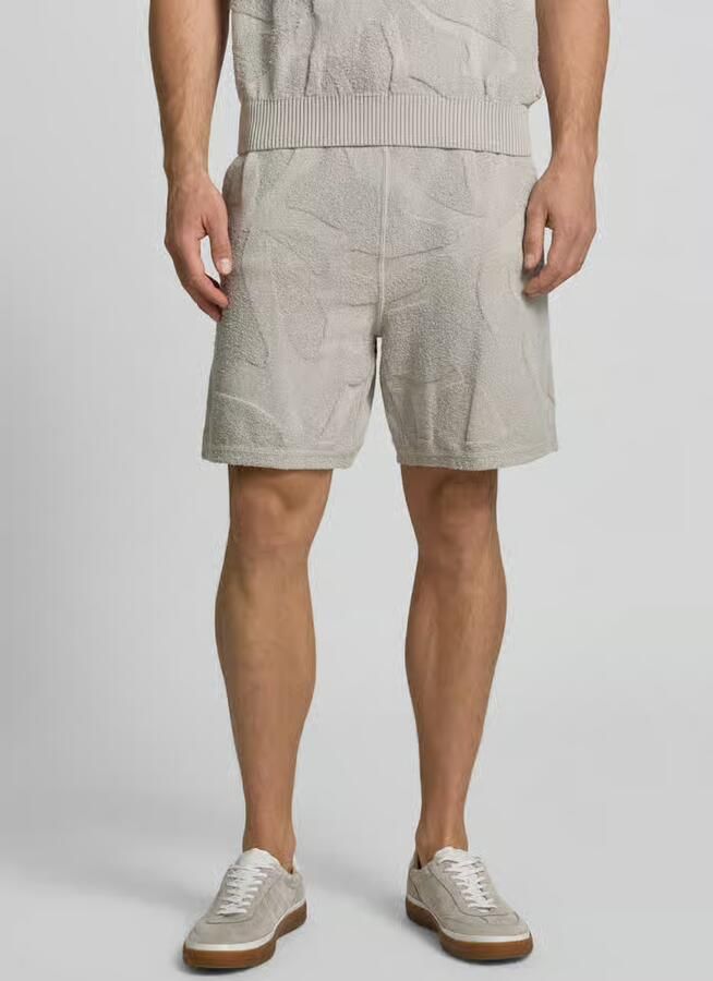 Boss Orange regular fit sweatshorts van katoenmix model 'ASURFER' - Foto 3