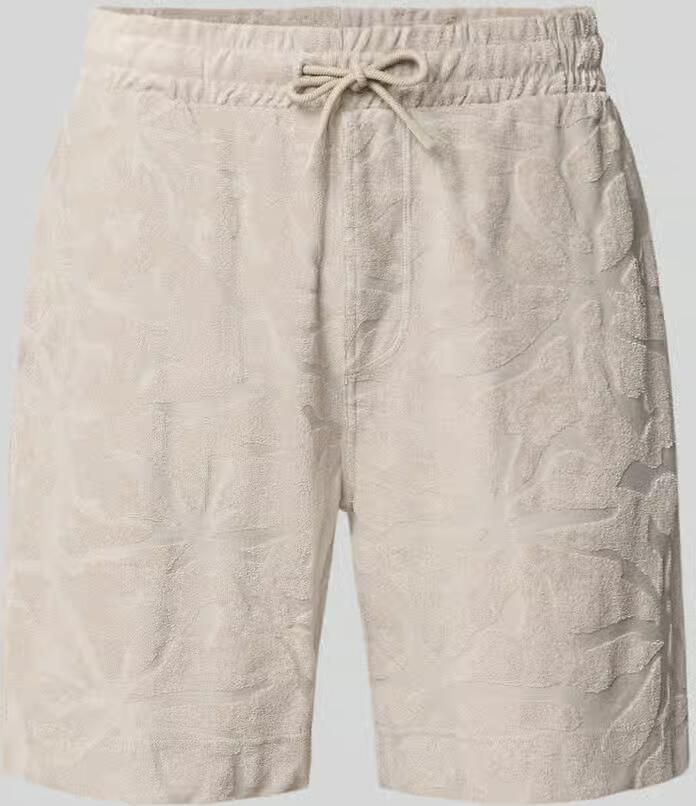 Boss Orange regular fit sweatshorts van katoenmix model 'SE_FLOWER' - Foto 2