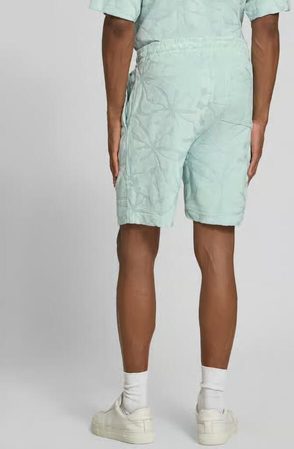 Boss Orange regular fit sweatshorts van katoenmix model 'SE_FLOWER' - Foto 3