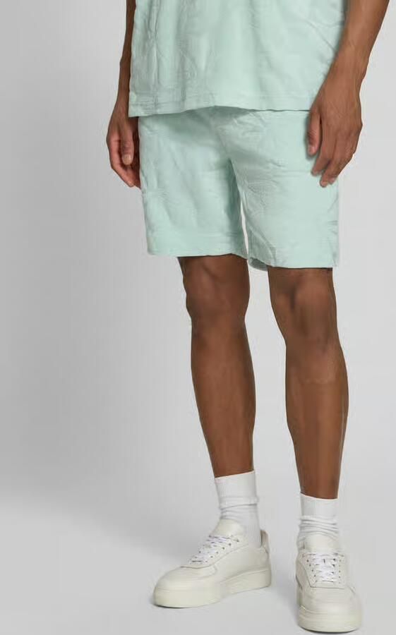 Boss Orange regular fit sweatshorts van katoenmix model 'SE_FLOWER' - Foto 4