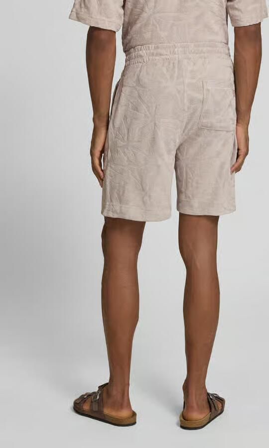 Boss Orange regular fit sweatshorts van katoenmix model 'SE_FLOWER' - Foto 4