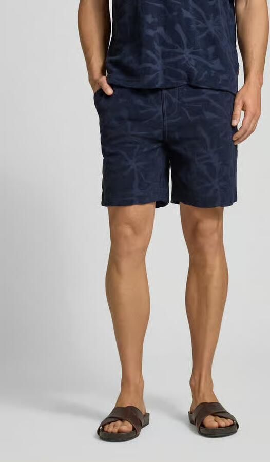Boss Orange regular fit sweatshorts van katoenmix model 'SE_FLOWER' - Foto 4