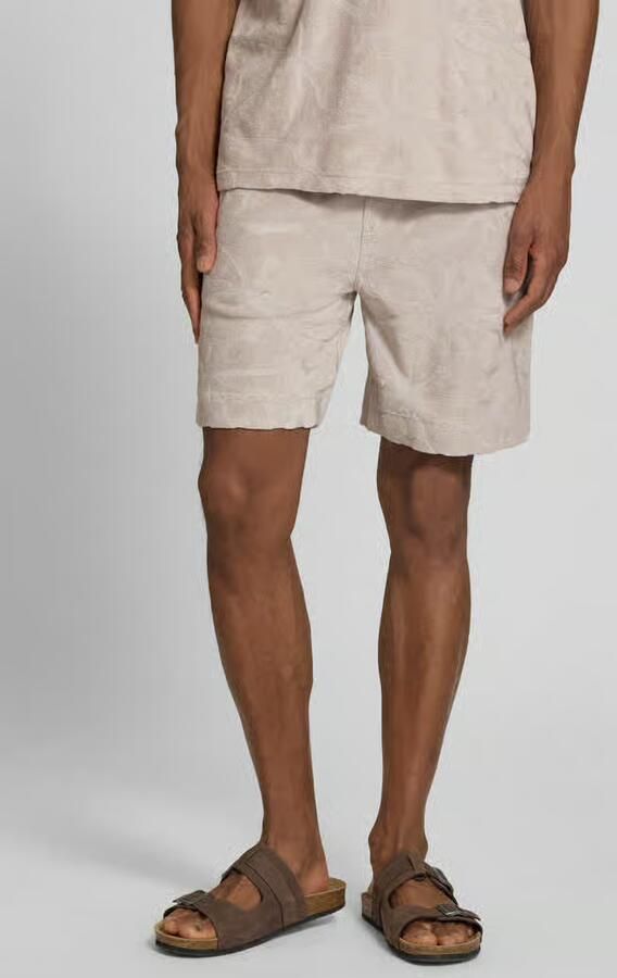 Boss Orange regular fit sweatshorts van katoenmix model 'SE_FLOWER' - Foto 3