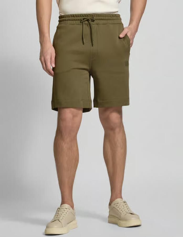 Boss Orange Regular fit sweatshorts van puur katoen - Foto 5