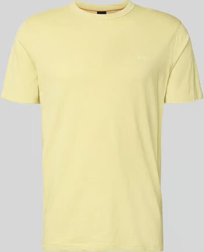 Boss Orange Regular fit T-shirt van gestructureerd katoen Model 'TEGOOD' - Foto 2