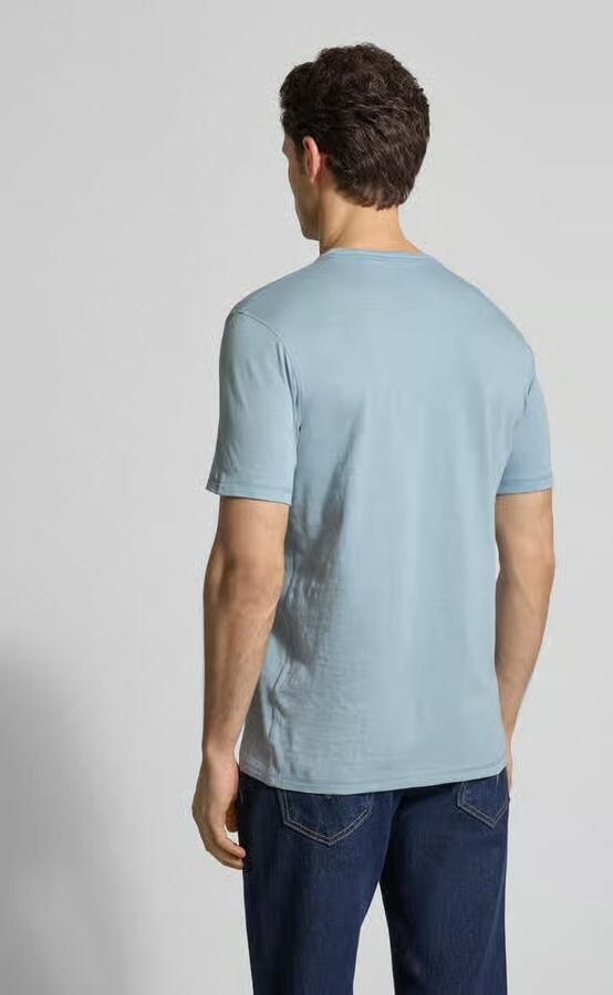 Boss Orange Regular fit T-shirt van gestructureerd katoen Model 'TEGOOD' - Foto 10