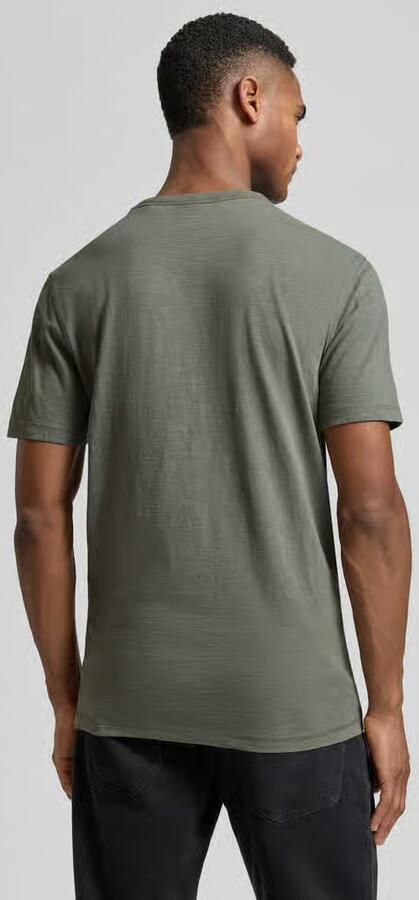 Boss Orange Regular fit T-shirt van gestructureerd katoen Model 'TEGOOD' - Foto 8