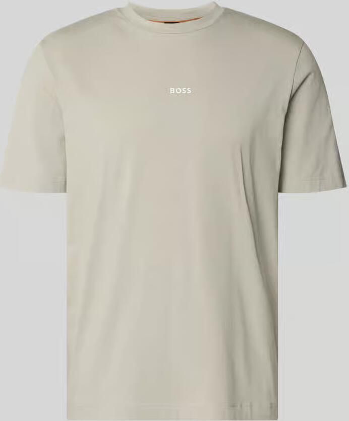 Boss Orange regular fit T-shirt van katoenmix model 'TCHUP' - Foto 8