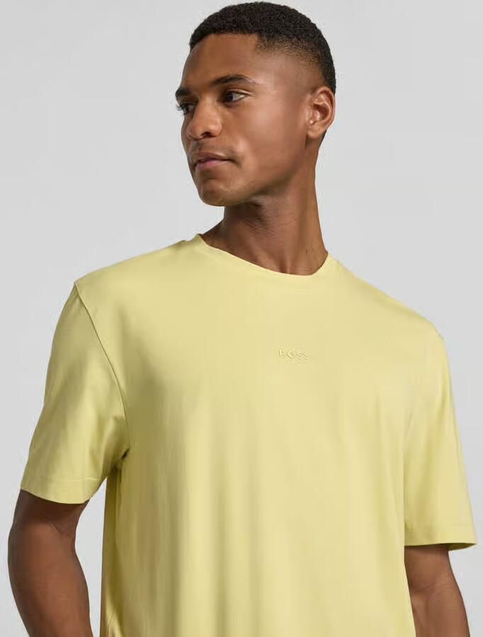 Boss Orange regular fit T-shirt van katoenmix model 'TCHUP'