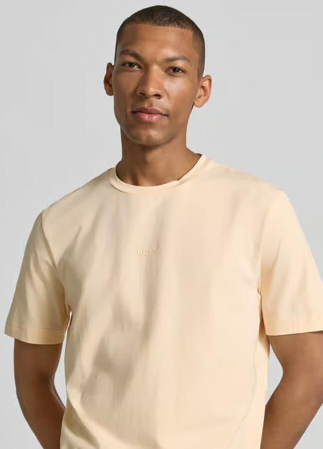 Boss Orange regular fit T-shirt van katoenmix model 'TCHUP'