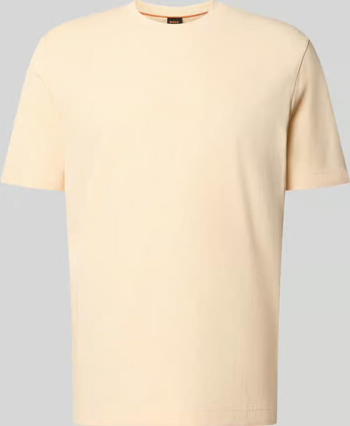 Boss Orange regular fit T-shirt van katoenmix model 'TCHUP' - Foto 2
