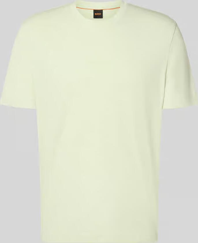 Boss Orange regular fit T-shirt van katoenmix model 'TCHUP' - Foto 7