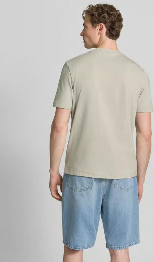 Boss Orange regular fit T-shirt van katoenmix model 'TCHUP' - Foto 8