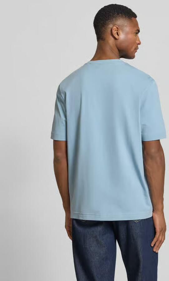 Boss Orange regular fit T-shirt van katoenmix model 'TCHUP' - Foto 2