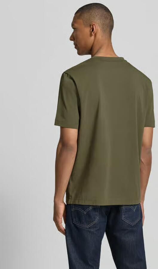 BOSS ORANGE Heren Polo's & T-shirts Tchup 10242929 01 Khaki - Foto 6
