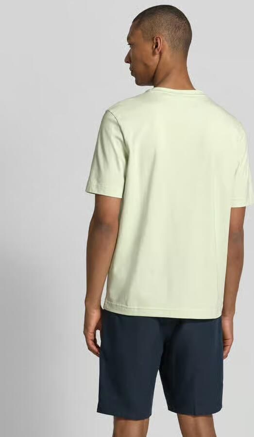 Boss Orange regular fit T-shirt van katoenmix model 'TCHUP' - Foto 6