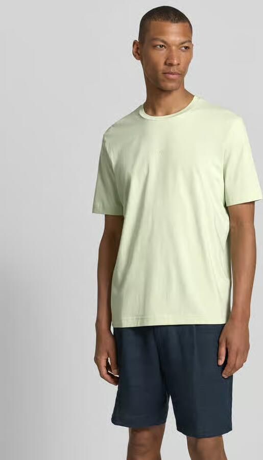 Boss Orange regular fit T-shirt van katoenmix model 'TCHUP' - Foto 8