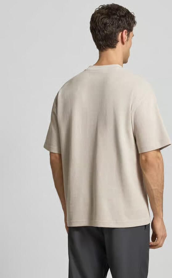 Boss Orange Regular fit T-shirt van katoenmix model 'TE_HIVE'