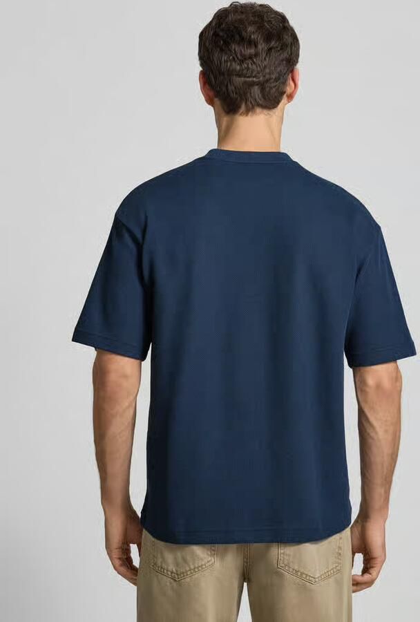 Boss Orange Regular fit T-shirt van katoenmix model 'TE_HIVE'