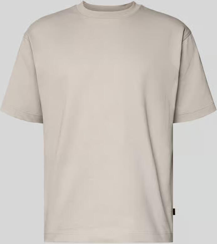 Boss Orange Regular fit T-shirt van katoenmix model 'TEETIM'