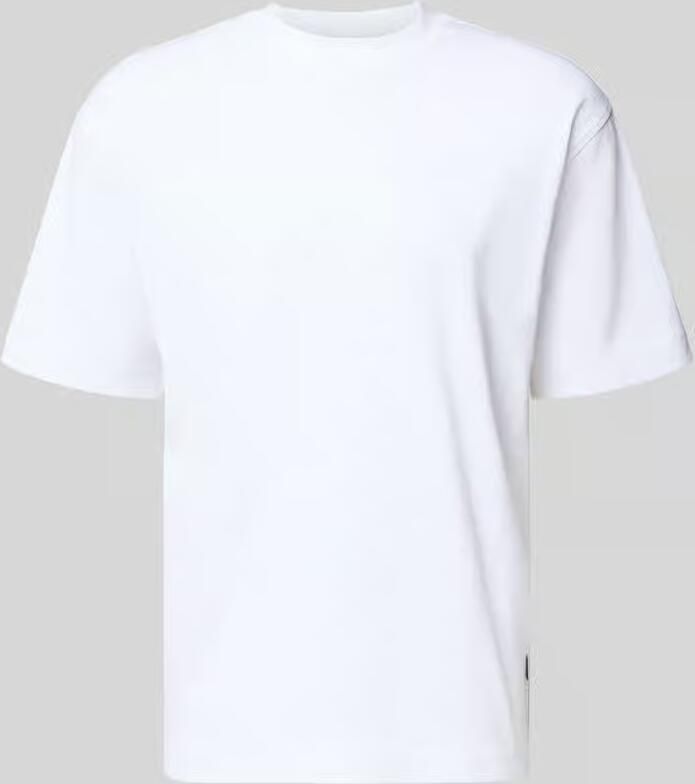 Boss Orange Regular fit T-shirt van katoenmix model 'TEETIM' - Foto 2