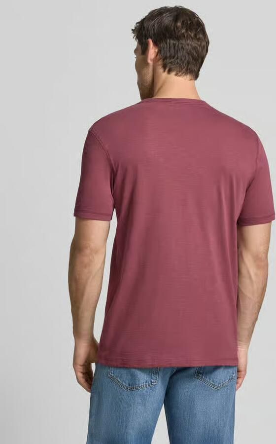 Boss Orange Regular fit t-shirt van katoenmix model 'Tegood' - Foto 2
