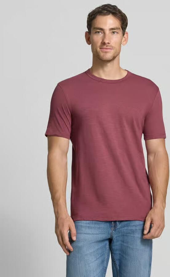 Boss Orange Regular fit t-shirt van katoenmix model 'Tegood' - Foto 3