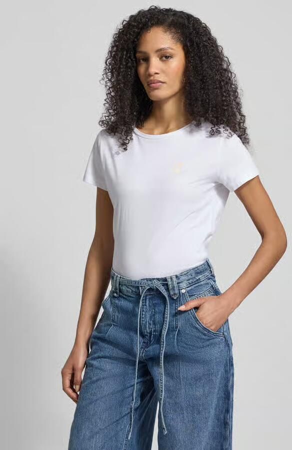 Boss Orange Regular fit T-shirt van puur katoen model 'C_ELOVE_1' - Foto 4