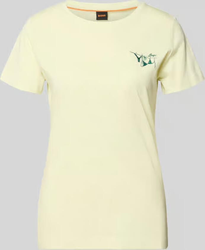 Boss Orange regular fit T-shirt van puur katoen model 'C-Elove_4' - Foto 2
