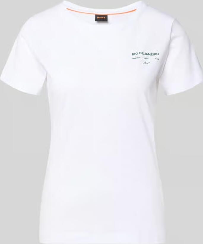 Boss Orange regular fit T-shirt van puur katoen model 'C-Elove_4' - Foto 2