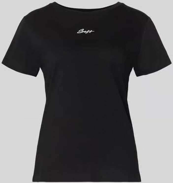 Boss Orange Regular Fit T-shirt van puur katoen model 'C_ELOVE_EMBRO'