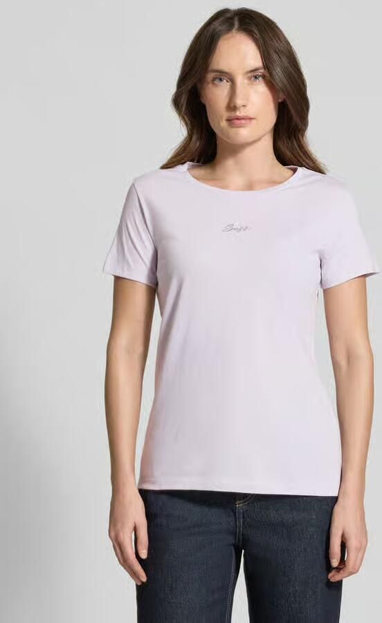 Boss Orange Regular Fit T-shirt van puur katoen model 'C_ELOVE_EMBRO' - Foto 2