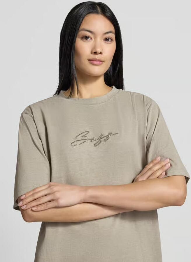 Boss Orange Regular fit t-shirt van puur katoen model 'C_Eregular_4' - Foto 2