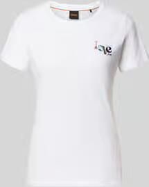 Boss Orange regular fit T-shirt van puur katoen model 'E_ELOVE_5'