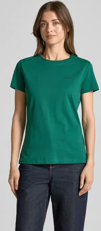 Boss Orange Regular fit T-shirt van puur katoen model 'ESOGO' - Foto 2