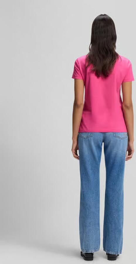 Boss Orange Regular fit T-shirt van puur katoen model 'ESOGO' - Foto 3