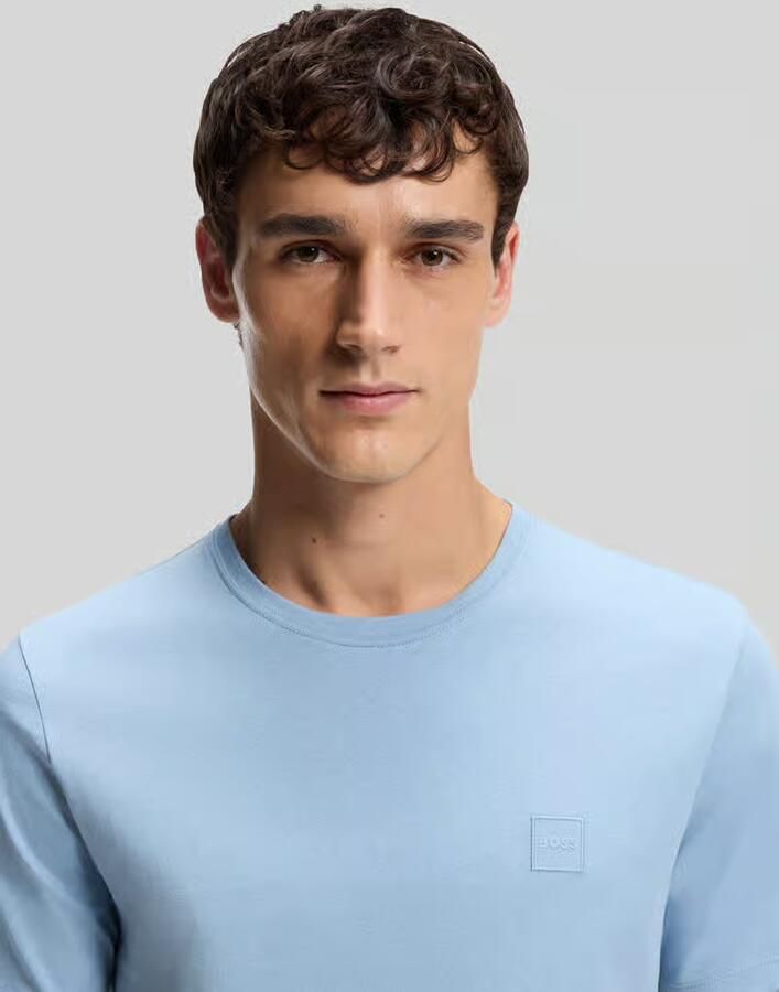 Boss Orange Regular fit T-shirt van puur katoen model 'TALES' - Foto 4