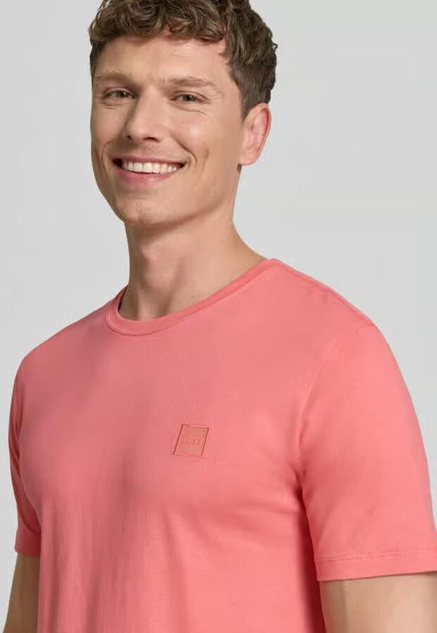 Boss Orange Regular fit T-shirt van puur katoen model 'TALES' - Foto 5