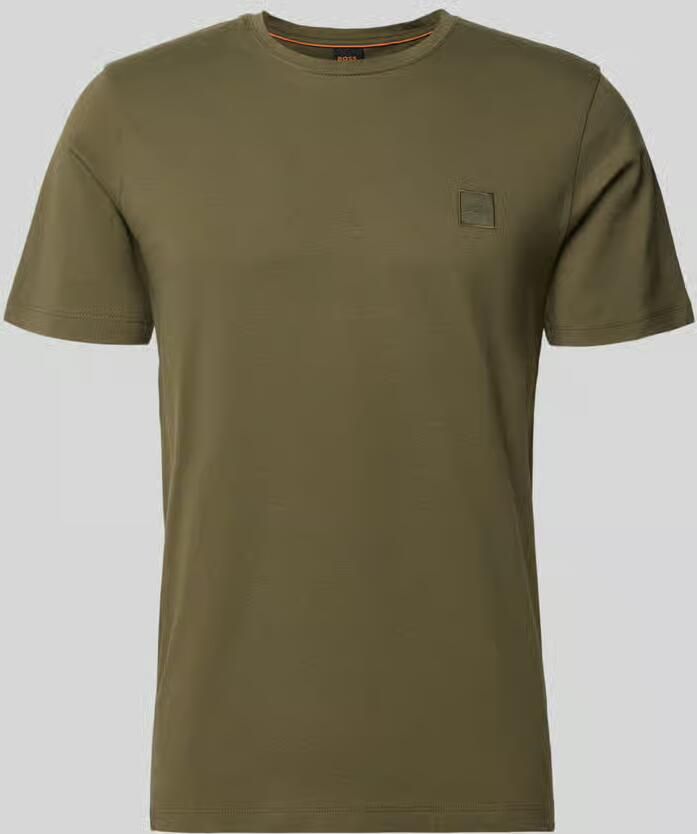 Boss Orange Regular fit T-shirt van puur katoen model 'TALES' - Foto 4