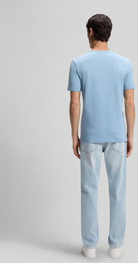 Boss Orange Regular fit T-shirt van puur katoen model 'TALES' - Foto 5