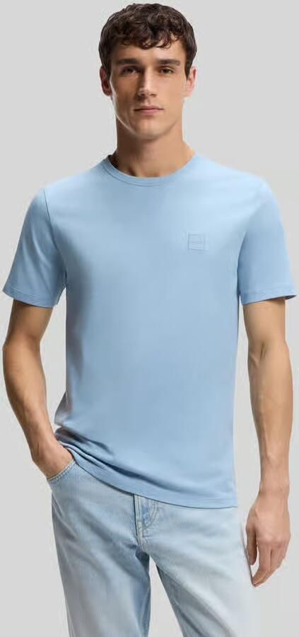 Boss Orange Regular fit T-shirt van puur katoen model 'TALES' - Foto 6