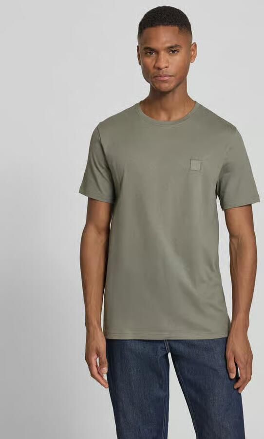 Boss Orange Regular fit T-shirt van puur katoen model 'TALES' - Foto 12