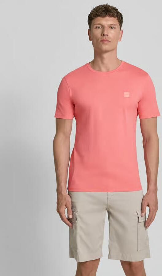 Boss Orange Regular fit T-shirt van puur katoen model 'TALES' - Foto 7