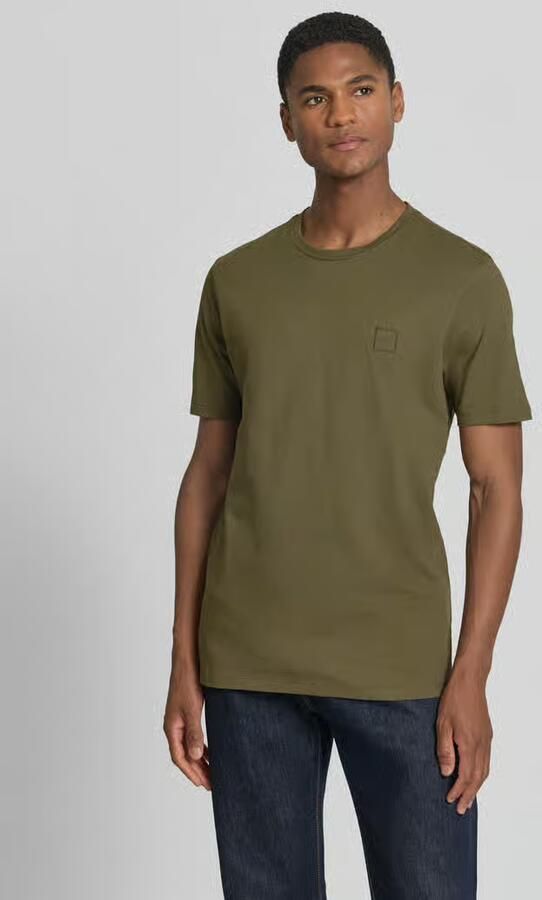Boss Orange Regular fit T-shirt van puur katoen model 'TALES' - Foto 5