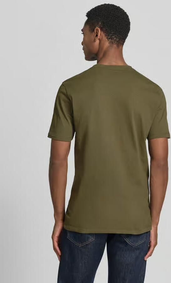 Boss Orange Regular fit T-shirt van puur katoen model 'TALES' - Foto 4