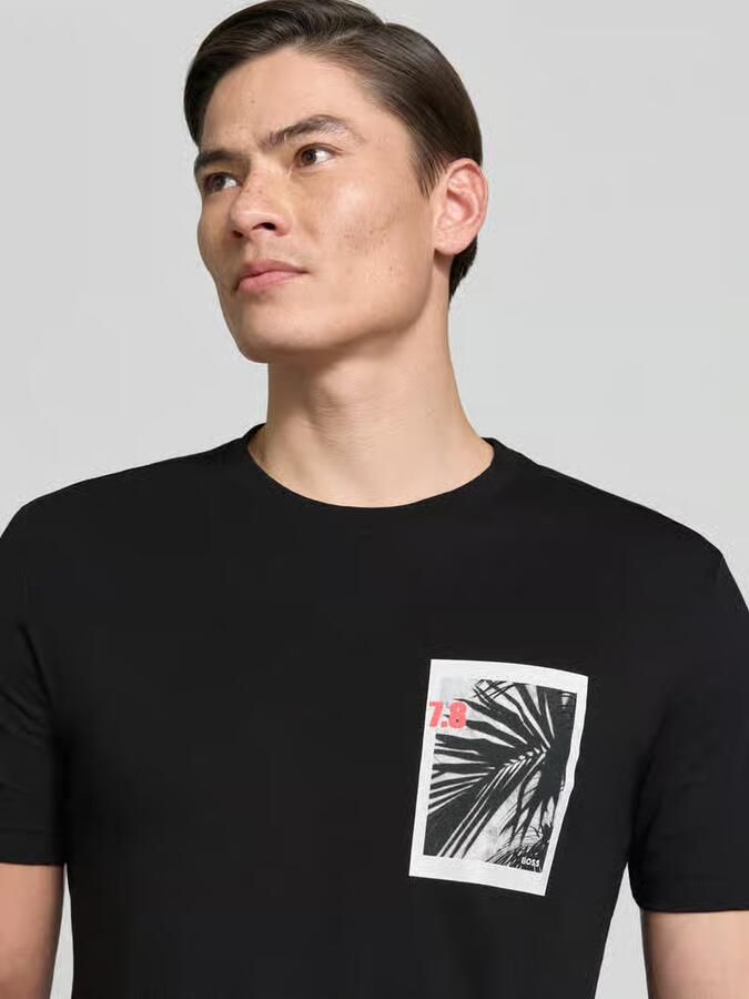 Boss Orange regular fit T-shirt van puur katoen model 'TE_BOARD'